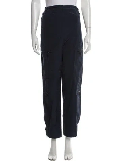 Pre-owned Fendi Straight Leg Pants W/ Tags In Blue