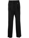 Fendi Straight-leg Tailored Trousers In Black