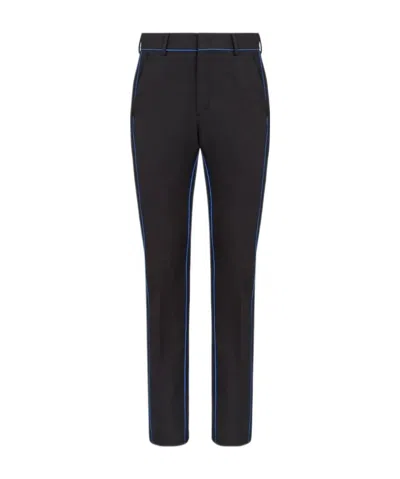 Fendi Straight-leg Tailored Trousers In Black