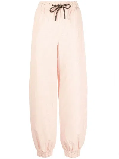 Fendi Straight-leg Track Pants In Pink