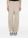 Fendi Straight-leg Trousers In Neutral