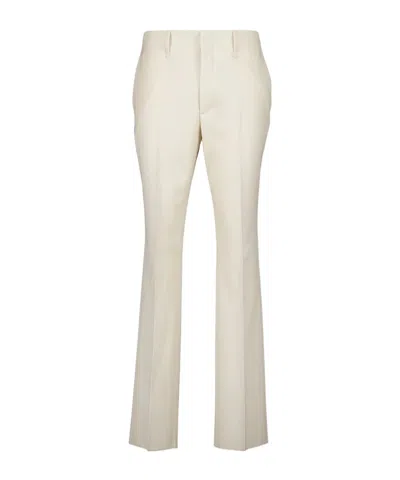 Fendi Straight-leg Trousers In White