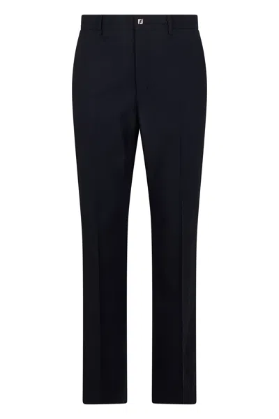 Fendi Straight Pants  In Black