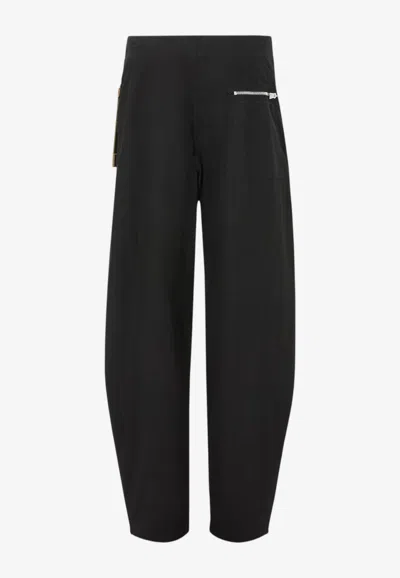 Fendi Straight-leg Cargo Pants In Black