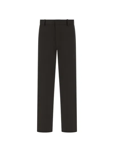 Fendi Straight-leg Jeans In Black