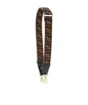 Fendi Strap You Double Clasp Adjustable Shoulder Strap In Brown