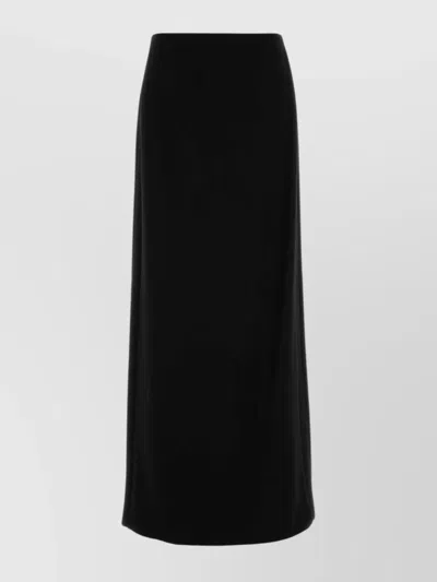 FENDI STRETCH CADY SKIRT BACK SLIT
