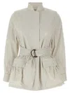 Fendi Contrasting Striped Cotton-silk Blouson