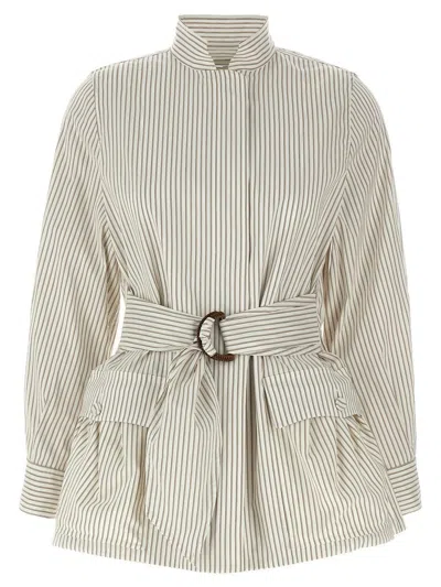 FENDI FENDI STRIPED BLOUSON
