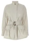 Fendi Contrasting Striped Cotton-silk Blouson