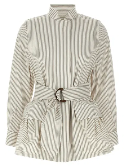 FENDI FENDI STRIPED BLOUSON