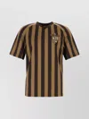 Fendi Striped Crew Neck Short Sleeve T-shirt