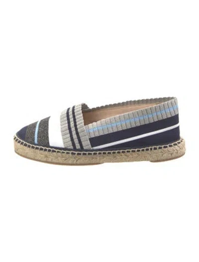 Pre-owned Fendi Striped Espadrilles