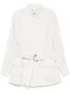 Fendi Sophisticated Blouson Jacket Size 38 In White