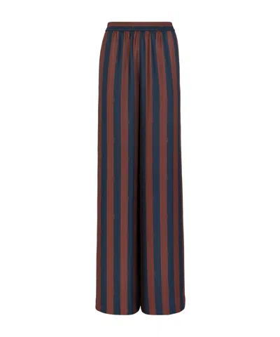 FENDI FENDI STRIPED WIDE-LEG PANTS