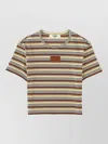 Fendi Patterned Cotton Elastane T-shirt In Multi