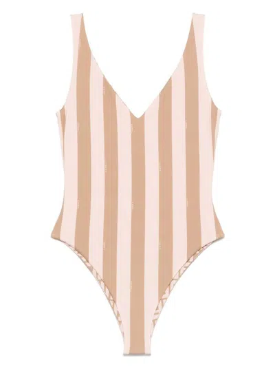 Fendi Striped Swimsuit