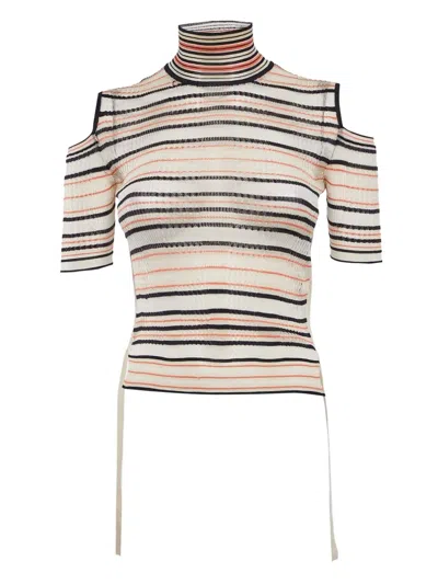Pre-owned Fendi Striped T-shirt