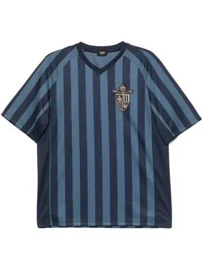 FENDI STRIPED T-SHIRT