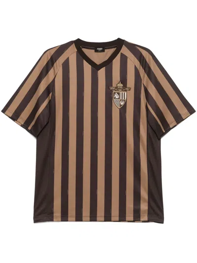 FENDI STRIPED T-SHIRT