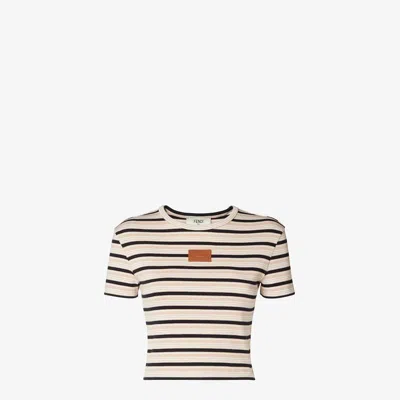 FENDI FENDI STRIPED T-SHIRT