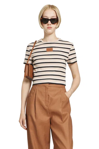 FENDI STRIPED T-SHIRT