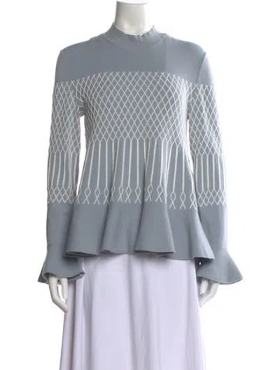 Pre-owned Fendi Striped Turtleneck Sweater In Multi