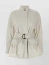 Fendi Contrasting Striped Cotton-silk Blouson