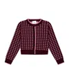 Fendi Structured Ff Cardigan In Brown