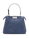 Fendi Structured Leather Tote Bag