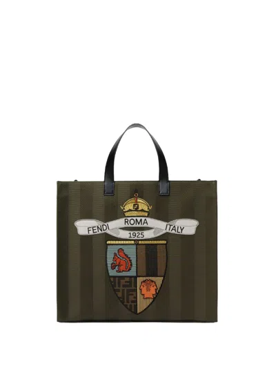 Fendi Stylish And Durable Fabric Bag In Military Br Mlc