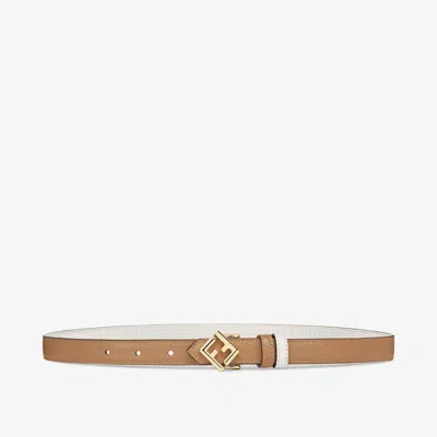 Fendi Monogram Reversible Waist Belt In Miecwhrice