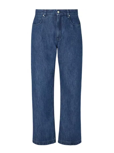 Fendi Stylish Men's Mini Jeans For Ss26 In Blue