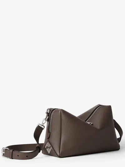Fendi Stylish Mini Bag - 19 Cm Height X 28 Cm Width In Brown