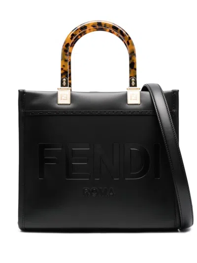 Fendi Stylish Women's Tote Handbag In Black
