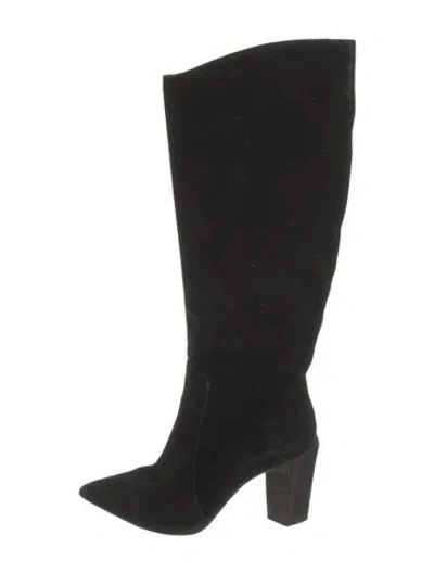 Pre-owned Fendi Suede Boots In Black
