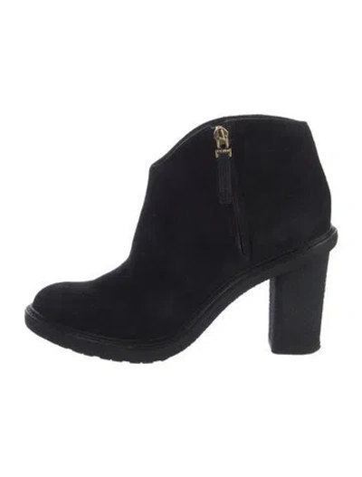 Pre-owned Fendi Suede Boots In Black