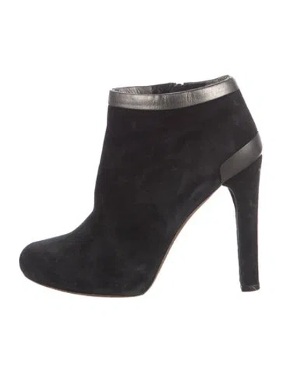 Pre-owned Fendi Suede Boots In Black