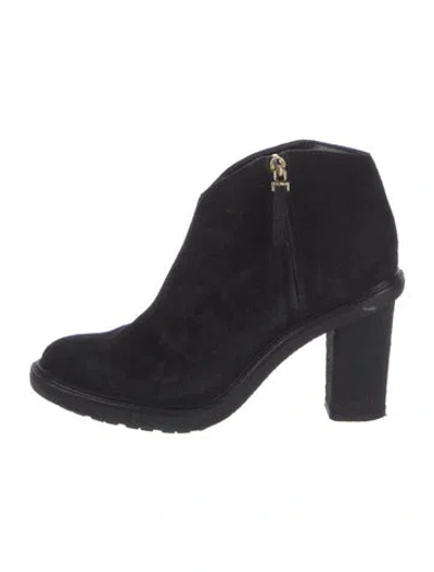 Pre-owned Fendi Suede Boots In Black