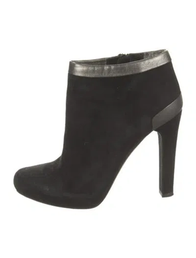 Pre-owned Fendi Suede Boots In Black