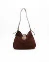 Fendi Suede Crossbody Bag