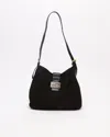 Fendi Suede Ff Shoulder Bag