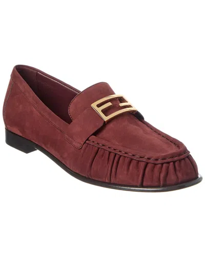 Fendi Suede Loafer In Multi