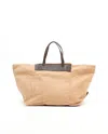 Fendi Suede Tote Bag In Brown