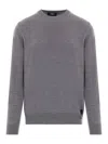 Fendi Crew-neck Sweater In Grey