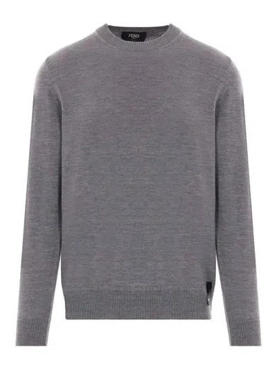 FENDI `FF` CREW-NECK SWEATER