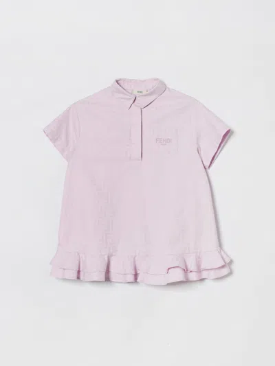Fendi Suit Kids  In Pink