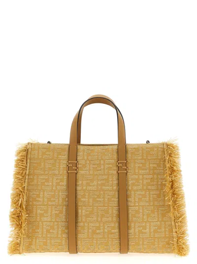 Fendi Summer Tote Tote Bag Beige
