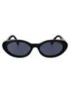 Fendi Ff Diamonds Full-frame Sunglasses In Black
