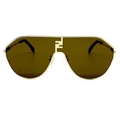 Pre-owned Fendi Sunglasses Fe40080u 30e Authentic In Brown